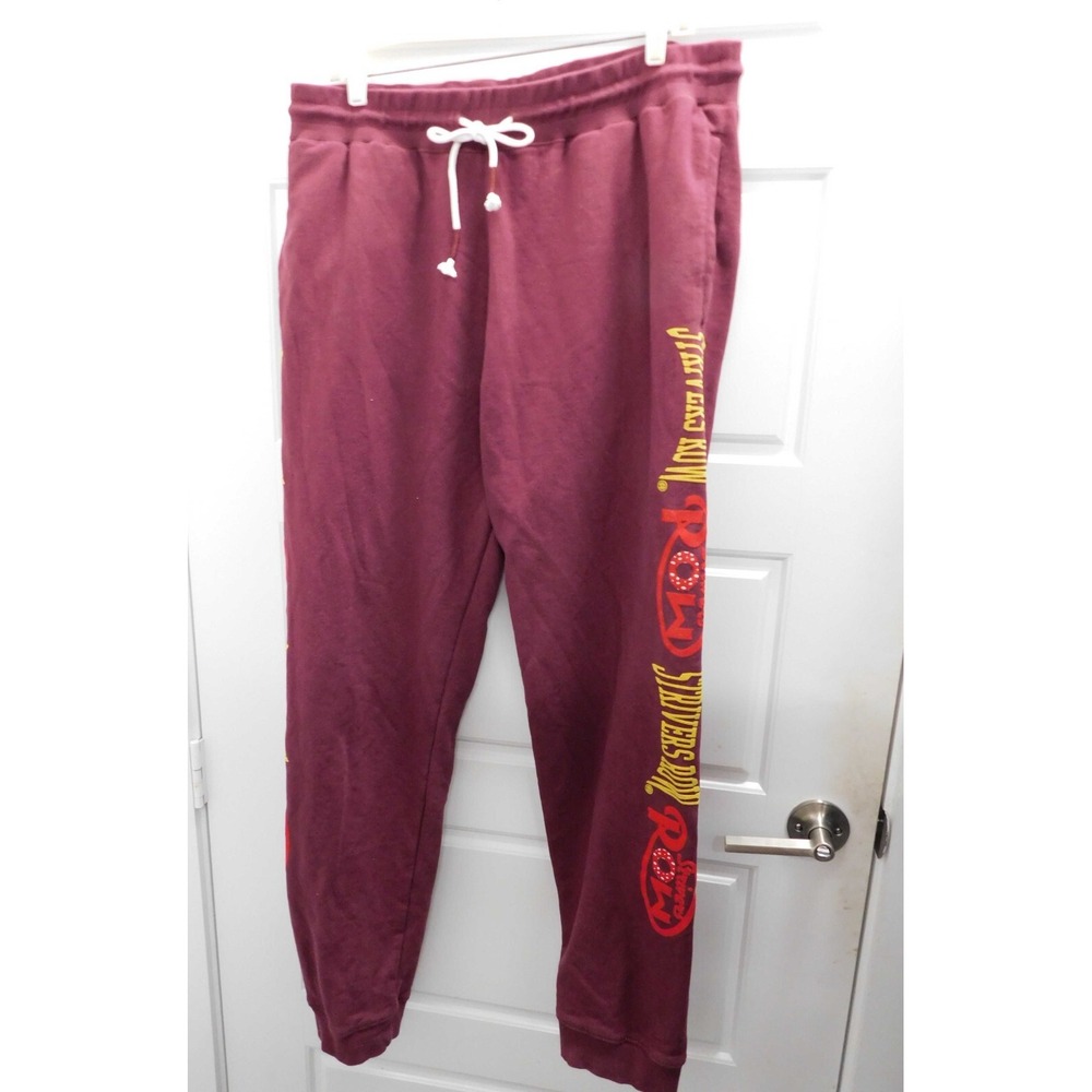 Strivers Row Sweatpants Joggers Men's XL Burgundy‎ Street Wear